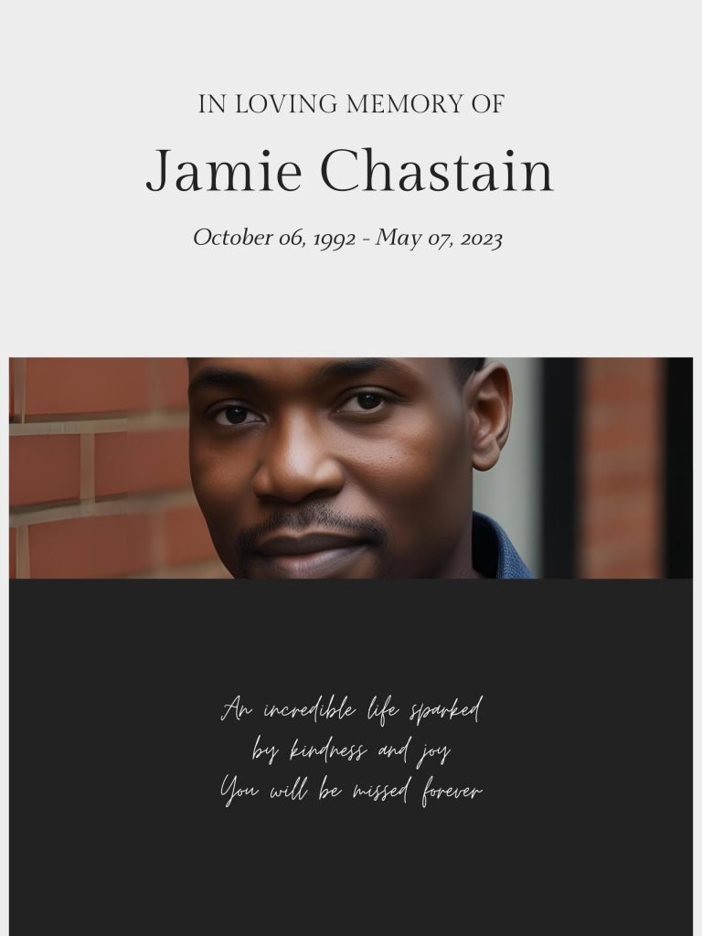 Simple Obituaries Funeral Poster Editable file 16